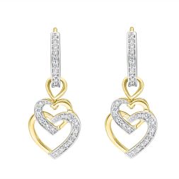 Heart Shaped Astra Earrings & Pendant Set