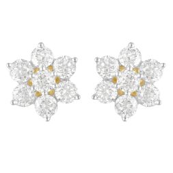 Ecletic Gold Crown Star Earrings