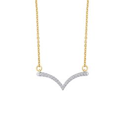 Stunning Yellow Gold and Diamond Necklace