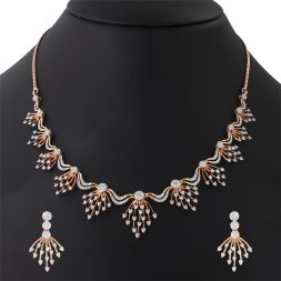 Opulent Radiance Diamond Necklace Set