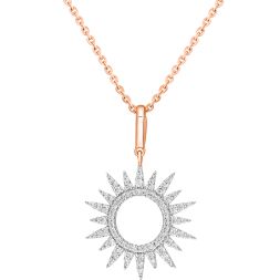 Chic 14KT Rose Gold Desired Pendant