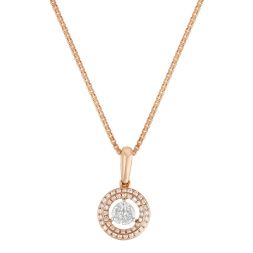 Round Design Diamond Pendant