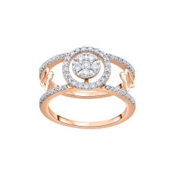 14KT Rose Gold Desired Finger Ring