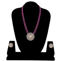 Cocktail Diamond Necklace Set