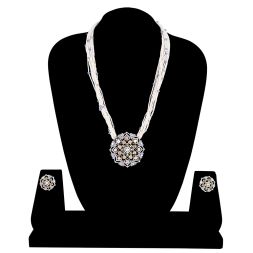 Pure Handmade Polki Necklace Set