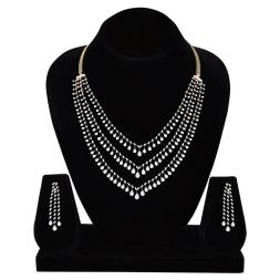 Luminous Chandelier Drop Necklace Set