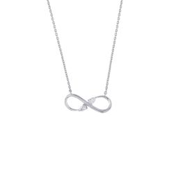 Fine Infinity Design Diamond and Platinum Necklace