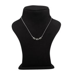 Enchanting Platinum Delicate Necklace