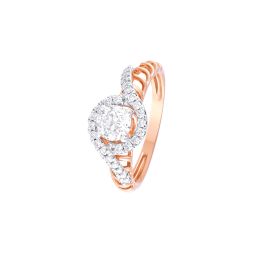 Rose Simplicity Eangagement Ring