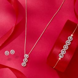 Spherical Fused Diamond Jewellery Set