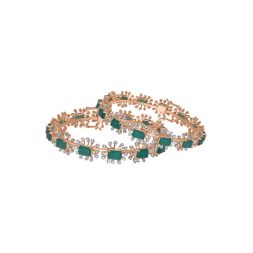 Emerald Enchantment Diamond Bangle