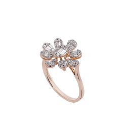 Dazzling  Diamond and White Gold Ring