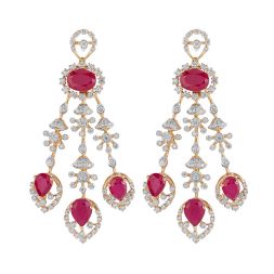 Royal Elegance Diamond Earrings