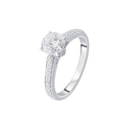 Romantic Solitaire Diamond Finger Ring