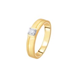 Classic Diamond Finger Ring For Men