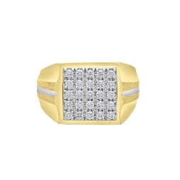 Classic Diamond Finger Ring For Men