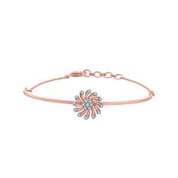 Flower Burst Diamond Bracelet