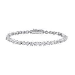 Artistic String Design Diamond Bracelet