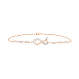 Infinity Design 18Kt Rose Gold Bracelet