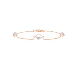 Fine Geometric Design Diamond Bracelet