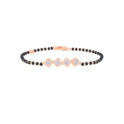 Casual Rose Gold and Diamond Bracelet