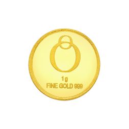 1 GM 24KT Yellow Gold Coin