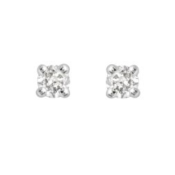 Timeless Crown Star Diamond Earrings in Yellow Gold