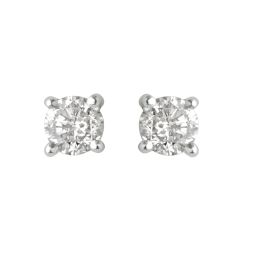 Delicate Diamond Crown Star Studs