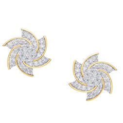 Delicate 18KT Yellow Gold Earrings