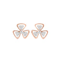 Radiant Allure Diamond Stud Earrings