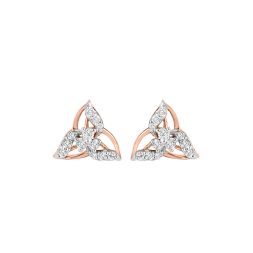 Pure Sparkle Diamond Stud Earrings