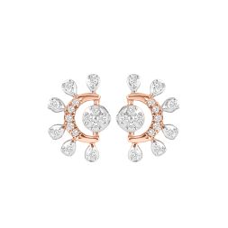 Chic Diamond Stud Earrings