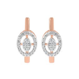 Majestic Diamond Rose Gold Earring