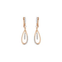 Gleaming Diamond Drop Earrings