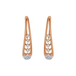 Charming Drop Diamond Earrings