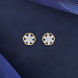 Simple Diamond Cluster Studs