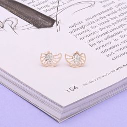 Lattice Design Diamond Studs