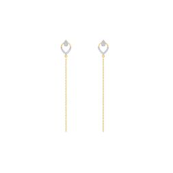 Leaf Design Sui Dhaga Diamond Earrings