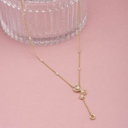 Elegant Diamond Lariat Necklace