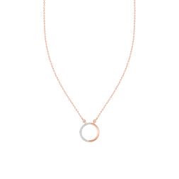 Round Design Diamond Chain Necklace