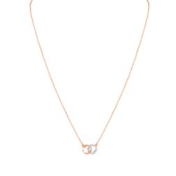 Stylish Rose Gold and Diamond Necklace