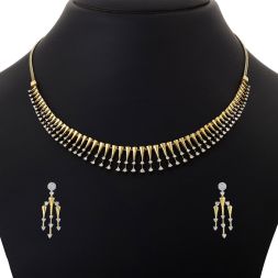 Diamond Studded Aesthetic Jewellery Set