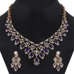 Divine Charm Diamond Necklace Set