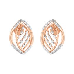 Fascinating Geometric Diamond Earrings