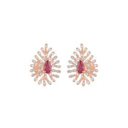 Mesmerising Rose Gold and Diamond Studs