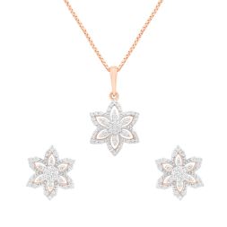 Radiant Beauty Diamond Pendant Set