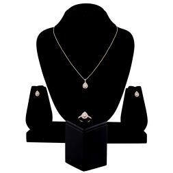 Classic Drop Diamond Jewellery Set