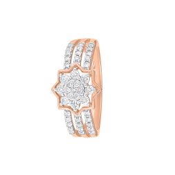 Timeless Gleam Rose Gold And Diamond Ring