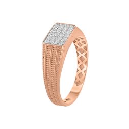 Stunning Rose Gold Men's Finger Ring 