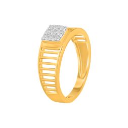 Classic Men's Yellow Gold Finger Ring